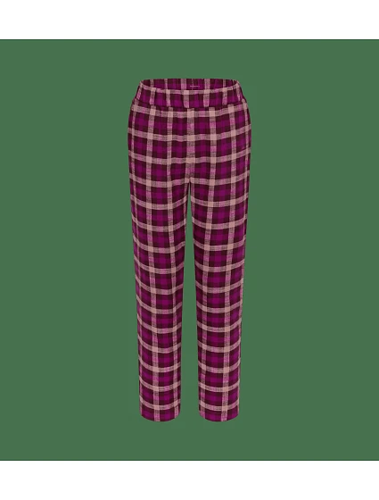 Mix & Match Zúžené nohavice z flanelu 02 X – ružové – TRIUMPH Ružové – TRIUMPH Mix & Match Zúžené nohavice z flanelu 02 X – ružové – TRIUMPH Ružové – TRIUMPH