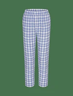 Mix & Match Zúžené nohavice z flanelu 02 X – Biela / Modrá – TRIUMPH Biela / Modrá – TRIUMPH