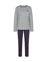 Dámske pyžamové súpravy PK 01 LSL X - GRAY - sivá M034 - TRIUMPH