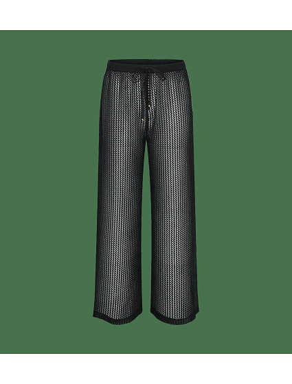 Plážové nohavice MyWear Crochet – čierne – TRIUMPH Čierne – TRIUMPH Plážové nohavice MyWear Crochet – čierne – TRIUMPH Čierne – TRIUMPH