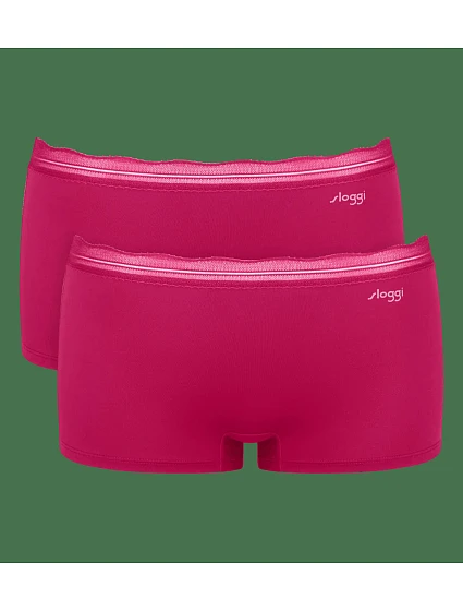 sloggi GO Blush Short 2P - Berry - SLOGGI Berry - SLOGGI sloggi GO Blush Short 2P - Berry - SLOGGI Berry - SLOGGI
