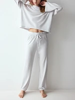 Cozy Comfort Cozy Trouser X 01 – Svetlosivá melírovaná – TRIUMPH Svetlosivá melírovaná – TRIUMPH