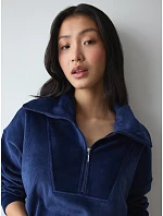 Velour Rib Sweater - Admiral - TRIUMPH Admiral - TRIUMPH Velour Rib Sweater - Admiral - TRIUMPH Admiral - TRIUMPH