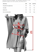 SOFIA Dámské šaty s vzorem a se zavazováním v pase model 17817868 - numoco