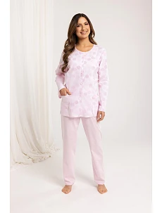 Pyžamo Regina 710 long/r 2XL-3XL Z25/26 dámske nezapnuté