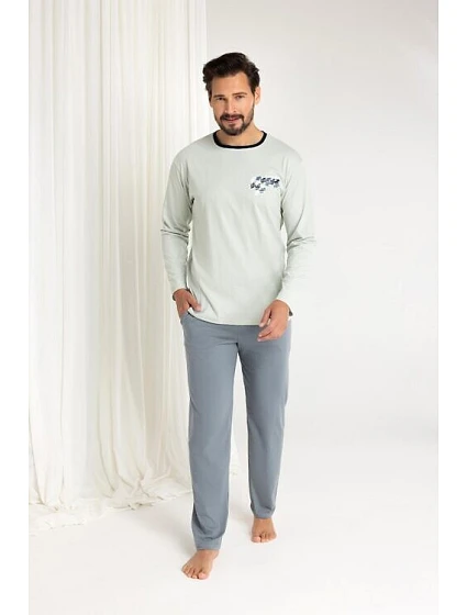 Pánské pyžamo model 21236446 délka/r 2XL3XL - Regina