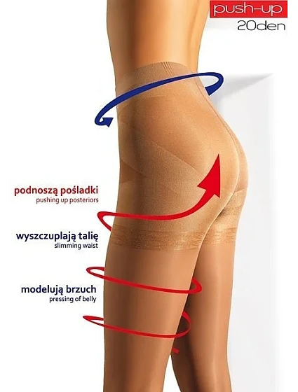 Dámské punčochové kalhoty Mona Push-Up 20 den 5-XL