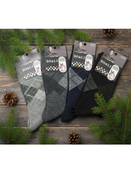 WiK SO&LI ponožky art.001/2 Angora pánske 39-46 WiK SO&LI ponožky art.001/2 Angora pánske 39-46