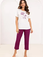 Regina 734 cr/r 2XL-4XL W26 dámske pyžamo