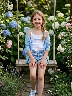 Dievčenské tričko Donella 5371 w/r