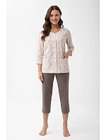 Piżama Luna 1305 7/8 M-XL L26 rozpinana Piżama Luna 1305 7/8 M-XL L26 rozpinana