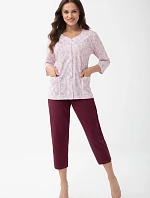 Piżama Luna 1305 7/8 M-XL L26 rozpinana
