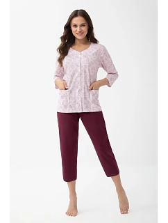 Piżama Luna 1305 7/8 M-XL L26 rozpinana