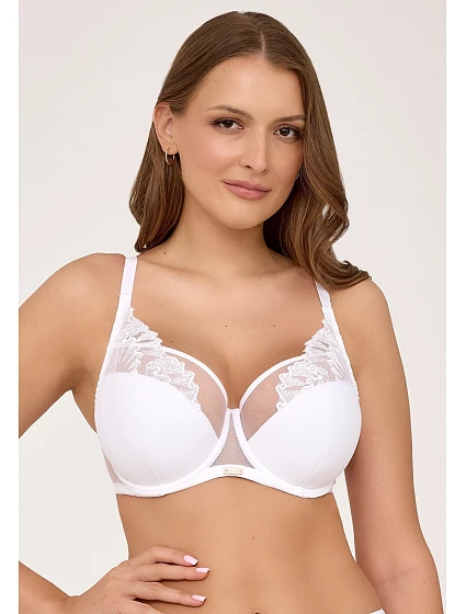 model 22206040 Bílá poloměkká podprsenka - Ava model 22206040 Bílá poloměkká podprsenka - Ava