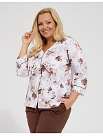 Pyžamo model 22281737 Simone 3/4 3XL–5XL - Cornette Pyžamo model 22281737 Simone 3/4 3XL–5XL - Cornette