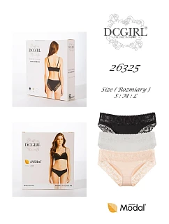 Kalhotky DC Girl 26325 A2, balení, velikosti S–L