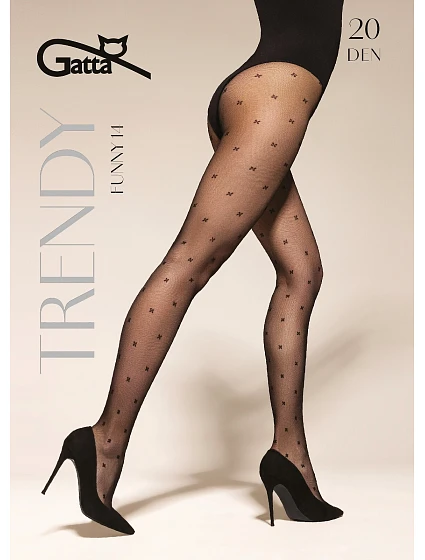 Punčocháče Trendy Funny vzor 20 model 22347975 - Gatta Punčocháče Trendy Funny vzor 20 model 22347975 - Gatta