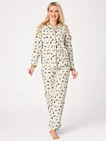 Pyžamo Key LNS 921 B26, s dlhými rukávmi, veľkosti XS–XL, zapínacie