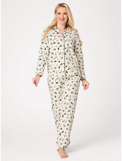 Pyžamo Key LNS 921 B26, dlouhé rukávy, velikosti XS–XL, zapínací Pyžamo Key LNS 921 B26, dlouhé rukávy, velikosti XS–XL, zapínací