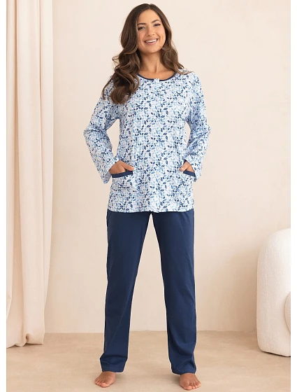 Pyžamo Regina 4022 dlouhé rukávy, velikosti M–3XL, Z26 Pyžamo Regina 4022 dlouhé rukávy, velikosti M–3XL, Z26