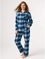 Pyžamo Key LNS 465 B26, dlouhé rukávy, velikost 2XL–3XL, rozepínací Pyžamo Key LNS 465 B26, dlouhé rukávy, velikost 2XL–3XL, rozepínací