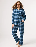 Pyžamo Key LNS 465 B26, dlouhé rukávy, velikost 2XL–3XL, rozepínací
