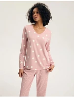 Dámské pyžamo Henderson 45425 Gitte, dlouhé rukávy, velikosti S–2XL