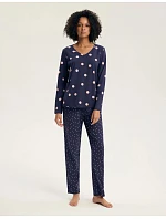 Dámské pyžamo Henderson 45425 Gitte, dlouhé rukávy, velikosti S–2XL