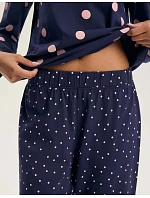 Dámské pyžamo Henderson 45425 Gitte, dlouhé rukávy, velikosti S–2XL