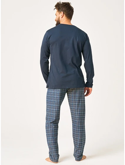 Pyžamo MNS model 22362121 dlouhé rukávy, velikosti M–2XL - Key Pyžamo MNS model 22362121 dlouhé rukávy, velikosti M–2XL - Key