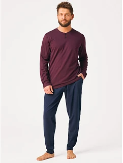 Pyžamo Key MNS 275 dlouhé rukávy M–2XL