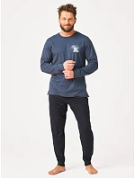 Pyžamo Key MNS 614 dlouhé rukávy, velikosti M–2XL Pyžamo Key MNS 614 dlouhé rukávy, velikosti M–2XL