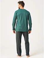 Pyžamo Key MNS 609 dlouhé rukávy M–2XL Pyžamo Key MNS 609 dlouhé rukávy M–2XL
