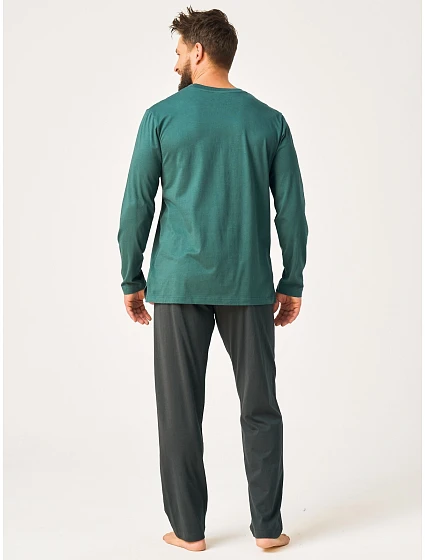 Pyžamo MNS model 22362141 dlouhé rukávy M–2XL - Key