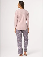 Pyžamo Key LNS 924 dlouhé rukávy, velikosti S–XL Pyžamo Key LNS 924 dlouhé rukávy, velikosti S–XL