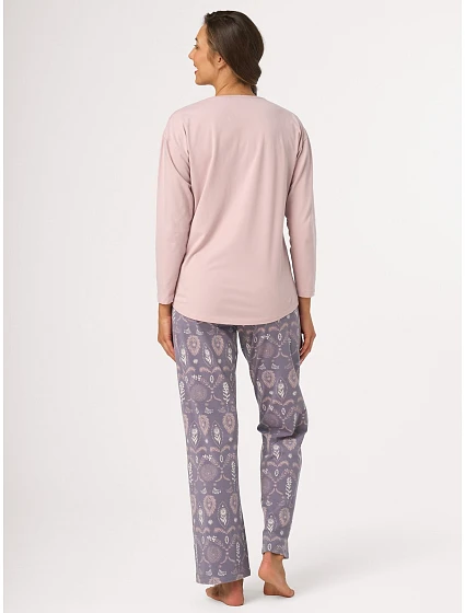 Pyžamo LNS model 22362163 dlouhé rukávy, velikosti S–XL - Key Pyžamo LNS model 22362163 dlouhé rukávy, velikosti S–XL - Key