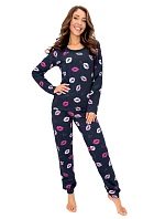 Pyžamo Donna Kiss Long, dlouhý rukáv, velikosti S–XL Pyžamo Donna Kiss Long, dlouhý rukáv, velikosti S–XL