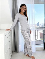 Pyžamo Donna Dani Long Grey, dlouhé rukávy, velikosti S–XL