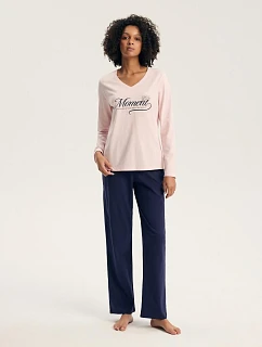 Dámske pyžamo Henderson 46114 Gianna, s dlhými rukávmi, veľkosti S–3XL