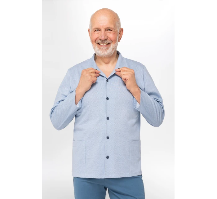 Pánske pyžamo Martel 403 Antoni III dĺžka/r 3XL-4XL pyžamo na zips Pánske pyžamo Martel 403 Antoni III dĺžka/r 3XL-4XL pyžamo na zips