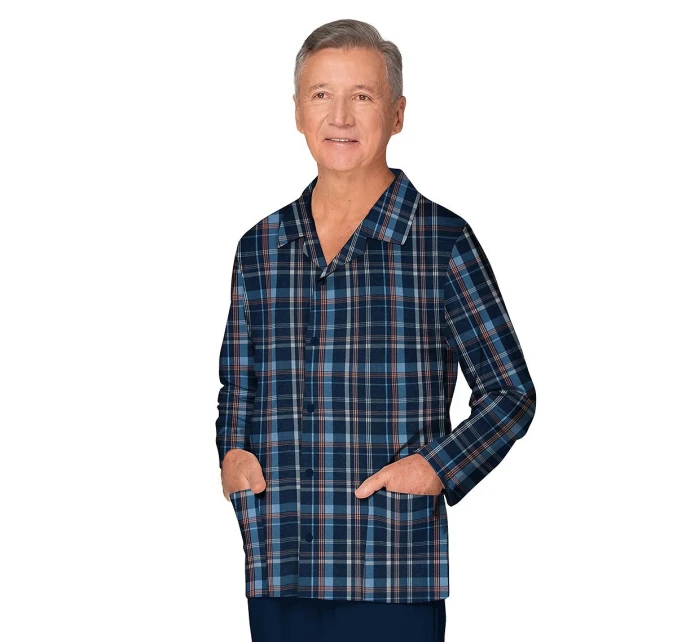 Pánske pyžamo Martel 403 Antoni III dĺžka/r 3XL-4XL pyžamo na zips Pánske pyžamo Martel 403 Antoni III dĺžka/r 3XL-4XL pyžamo na zips