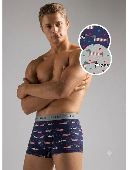 Redo boxerky 1BE-814 Valentine's Day M-2XL