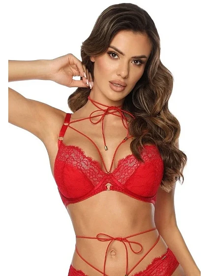 Dámská pushup podprsenka  Červená model 19380022 - Kinga