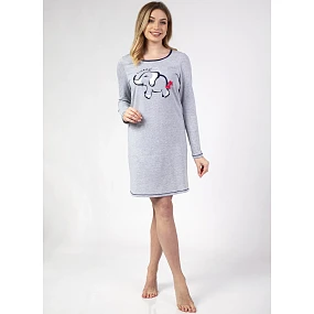 Dámská noční košile Regina 142 dł/r S-XL Z25 Dámská noční košile Regina 142 dł/r S-XL Z25