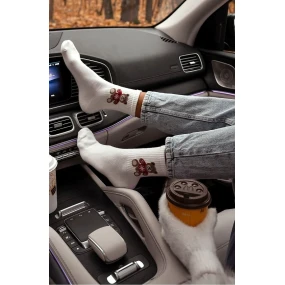 Ponožky Milena 0200-132 Medvedík vo svetri 37-41