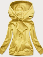 Žltá dámska tepláková mikina (W02-68)