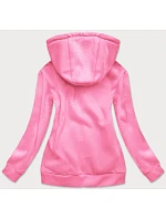 Světle růžová dámská sportovní mikina model 22372271 - J.STYLE Světle růžová dámská sportovní mikina model 22372271 - J.STYLE