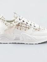 Biele dámske športové topánky (7003)