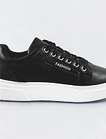 Čierne dámske športové topánky (S221)