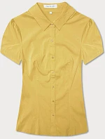 Blúzka s krátkymi rukávmi žltá (SSD16212D)